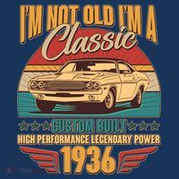90th Birthday I'm Not Old I'm A Classic Custom Built Car 1936 Women's Hoodie thumb 2