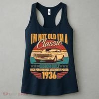 90th Birthday I'm Not Old I'm A Classic Custom Built Car 1936 Women's Tank Top thumb 3