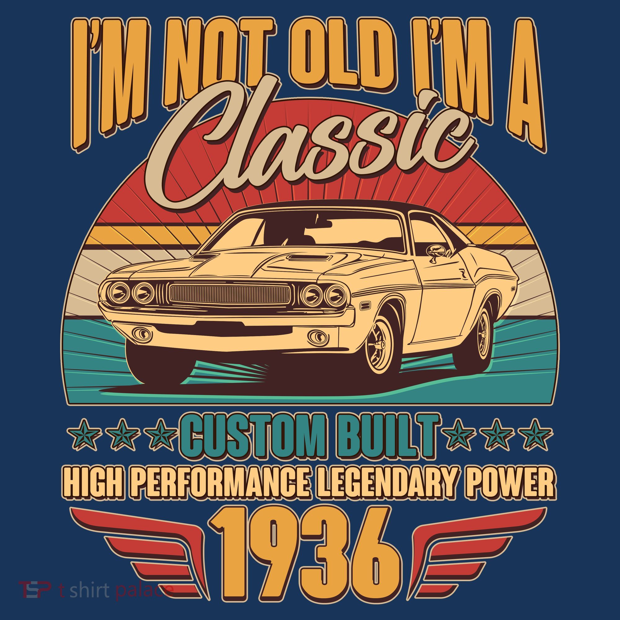 90th Birthday I'm Not Old I'm A Classic Custom Built Car 1936 Women's Tank Top