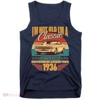 90th Birthday I'm Not Old I'm A Classic Custom Built Car 1936 Tank Top thumb 0