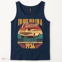 90th Birthday I'm Not Old I'm A Classic Custom Built Car 1936 Tank Top thumb 2