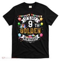 9th Birthday It's My 9th Golden Birthday Vintage T-Shirt thumb 0