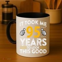 95th Birthday It Took Me 95 Years Good Funny 95 Year Old Coffee Mug thumb 4