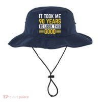 90Th Birthday It Took Me 90 Years To Look This Good Bucket Hat thumb 0