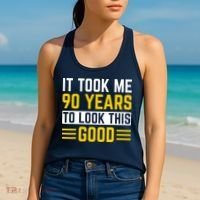 90Th Birthday It Took Me 90 Years To Look This Good Women's Tank Top thumb 2