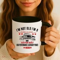 90th Birthday I'm Not Old I'm A Classic 1936 Custom Built High Performance Legendary Power Coffee Mug thumb 3