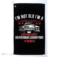 90th Birthday I'm Not Old I'm A Classic 1936 Custom Built High Performance Legendary Power Golf Towel thumb 0