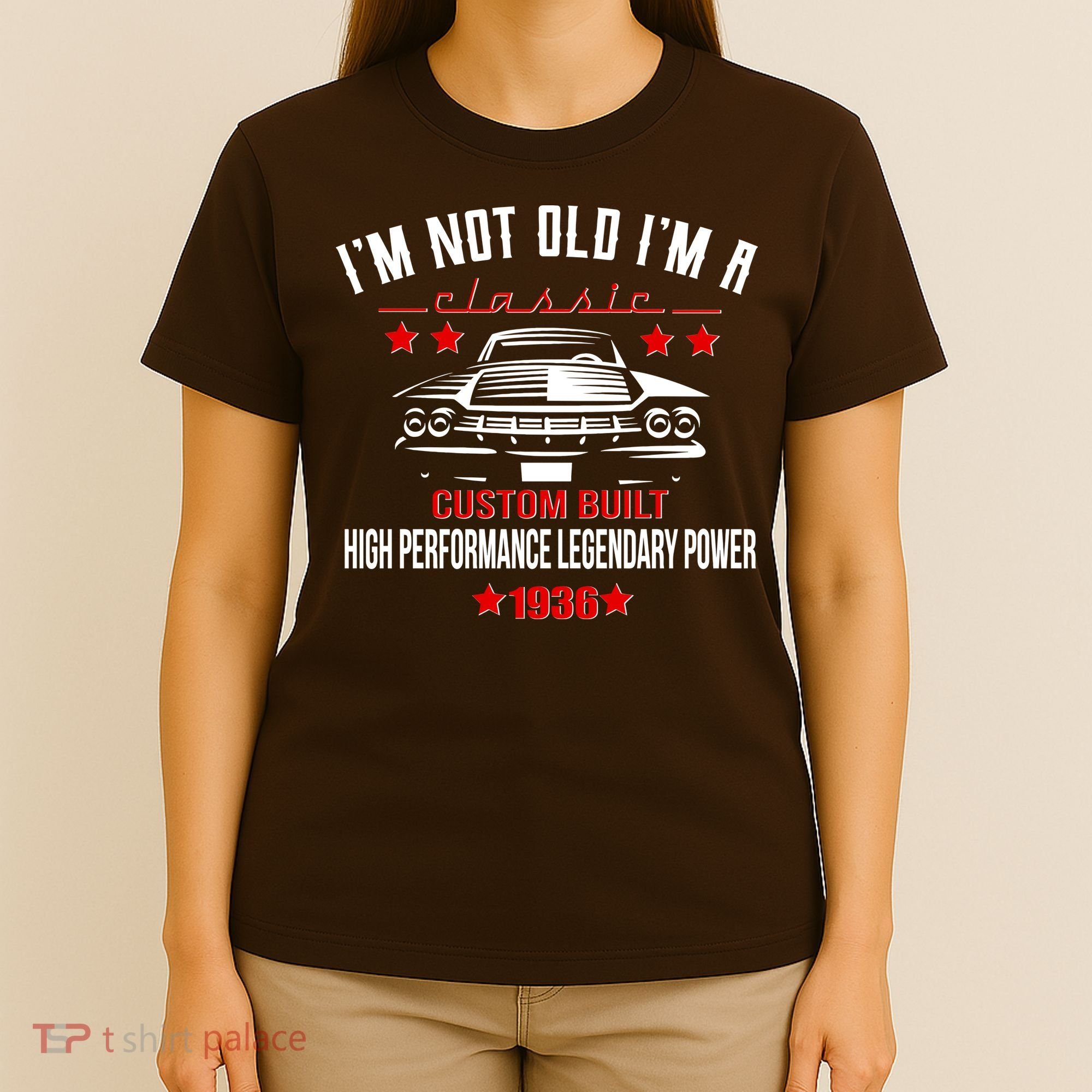 90th Birthday I'm Not Old I'm A Classic 1936 Custom Built High Performance Legendary Power T-Shirt