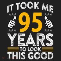 95th Birthday It Tee Took Me 95 Years Good 95 Year Old Golf Towel thumb 3