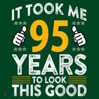 95th Birthday It Tee Took Me 95 Years Good 95 Year Old Mousepad thumb 1