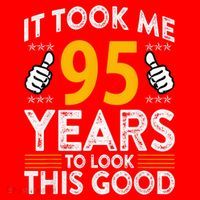 95th Birthday It Tee Took Me 95 Years Good 95 Year Old Santa Hat thumb 1