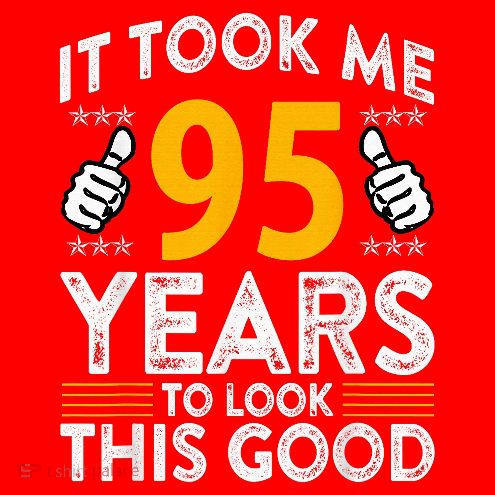 95th Birthday It Tee Took Me 95 Years Good 95 Year Old Santa Hat