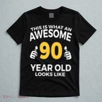 90th Birthday Long Sleeve  Funny 90 Years Old Gifts T-Shirt thumb 5