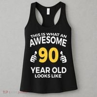 90th Birthday Long Sleeve  Funny 90 Years Old Gifts Women's Tank Top thumb 3