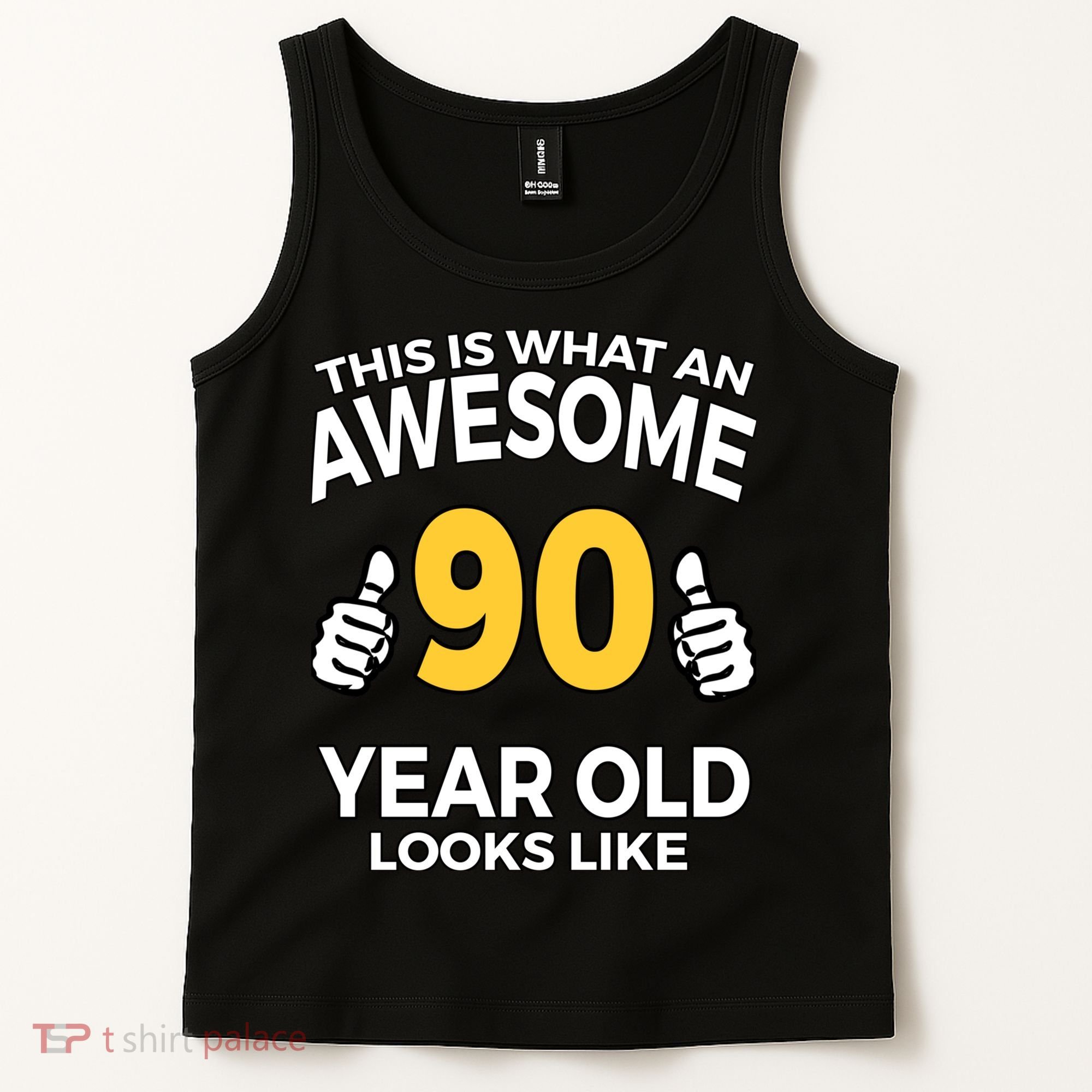 90th Birthday Long Sleeve  Funny 90 Years Old Gifts Tank Top