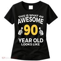 90th Birthday Long Sleeve  Funny 90 Years Old Gifts Women's T-Shirt thumb 0