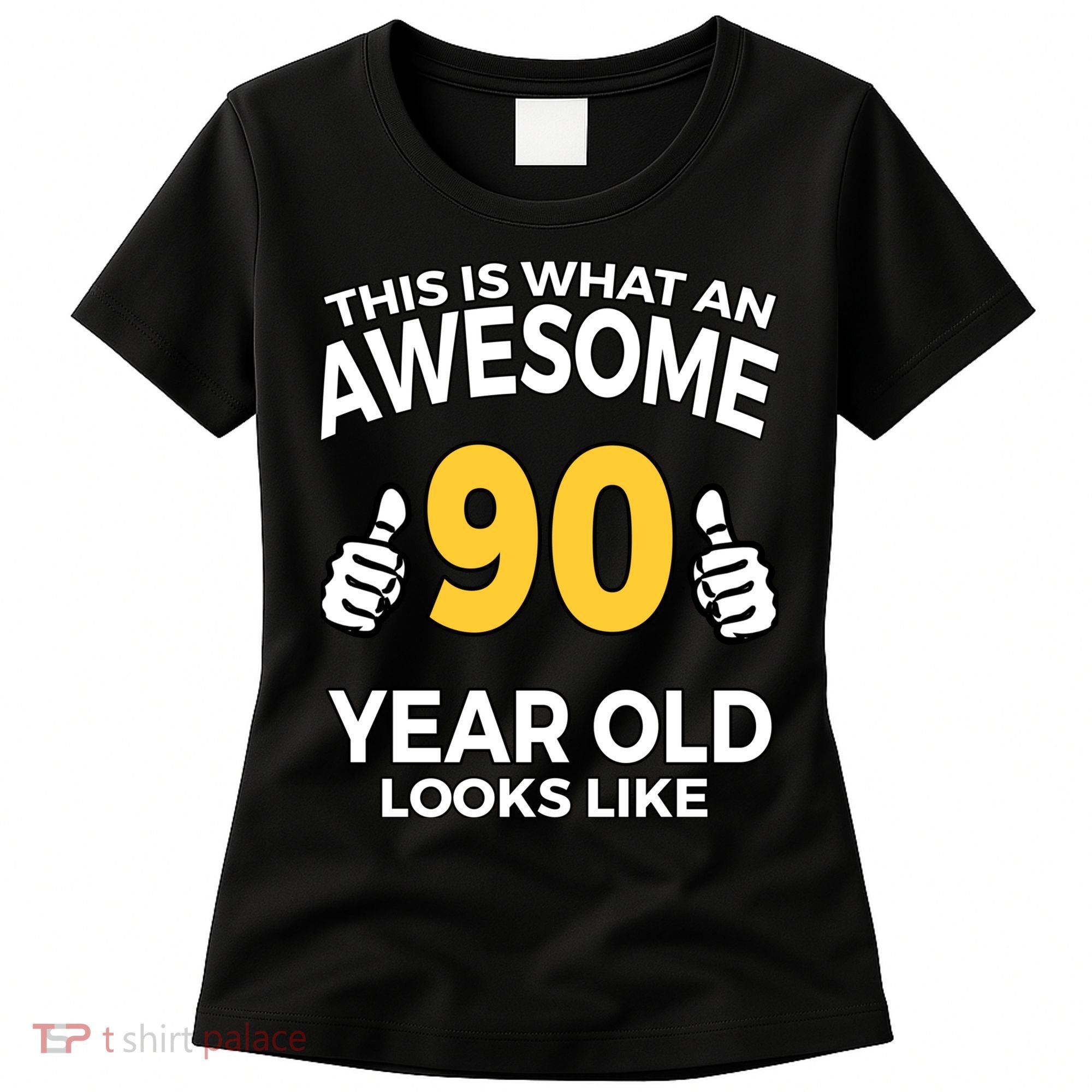 90th Birthday Long Sleeve  Funny 90 Years Old Gifts Women's T-Shirt