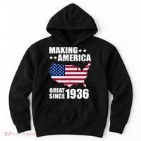 90th Birthday Making American Great Since 1936 Hoodie thumb 0