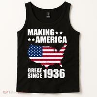 90th Birthday Making American Great Since 1936 Tank Top thumb 2