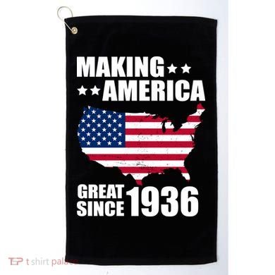 90th Birthday Making American Great Since 1936 Golf Towel