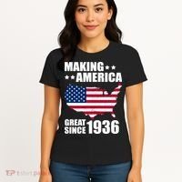 90th Birthday Making American Great Since 1936 Women's T-Shirt thumb 4