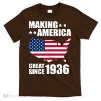 90th Birthday Making American Great Since 1936 T-Shirt thumb 0