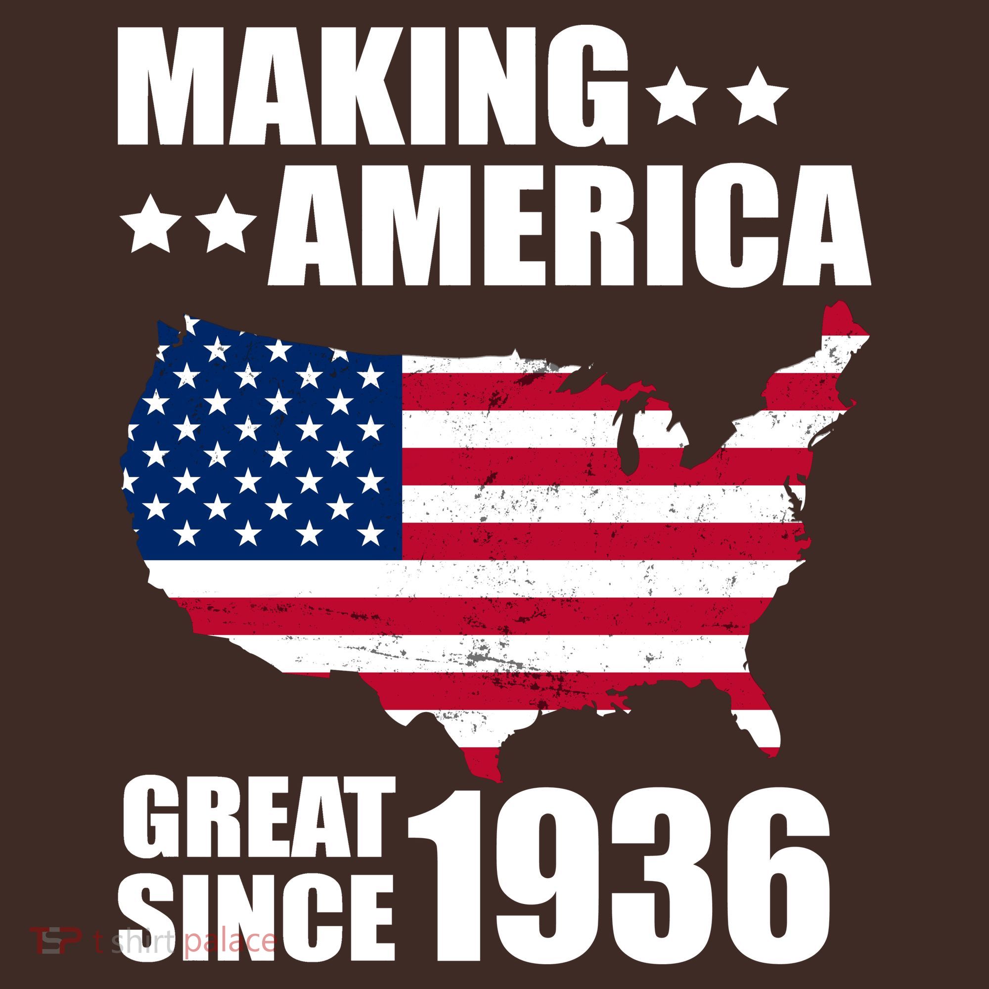 90th Birthday Making American Great Since 1936 Mousepad