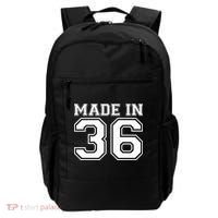 90 Birthday Made In 1936 Sports Jersey Backpack thumb 0