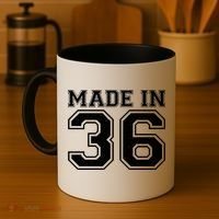 90 Birthday Made In 1936 Sports Jersey Coffee Mug thumb 4