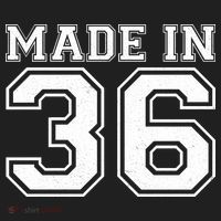 90 Birthday Made In 1936 Sports Jersey Beanie thumb 2