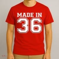 90 Birthday Made In 1936 Sports Jersey T-Shirt thumb 3