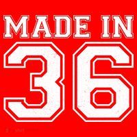 90 Birthday Made In 1936 Sports Jersey Ornament thumb 1
