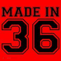 90 Birthday Made In 1936 Sports Jersey Santa Hat thumb 1