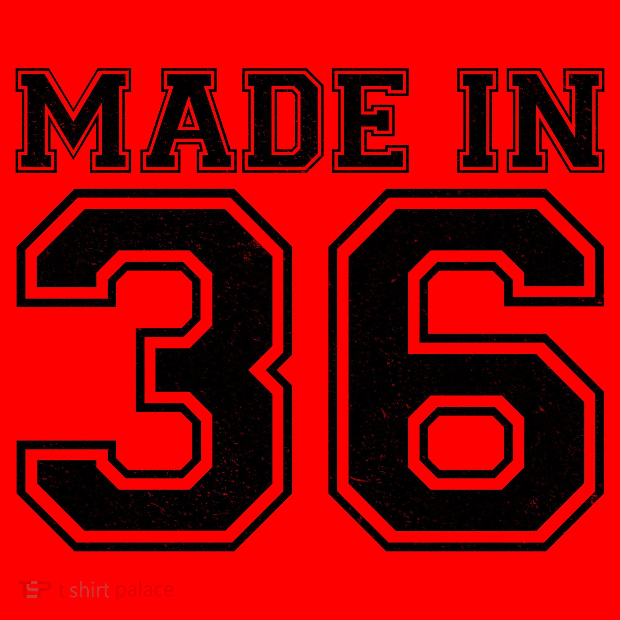 90 Birthday Made In 1936 Sports Jersey Santa Hat