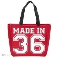 90 Birthday Made In 1936 Sports Jersey Tote Bag thumb 0