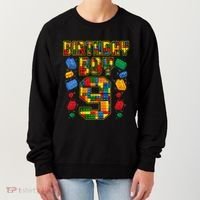 9th Birthday Master Builder 9 Years Old Block Building Women's Sweatshirt thumb 0