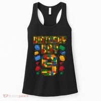 9th Birthday Master Builder 9 Years Old Block Building Women's Tank Top thumb 0