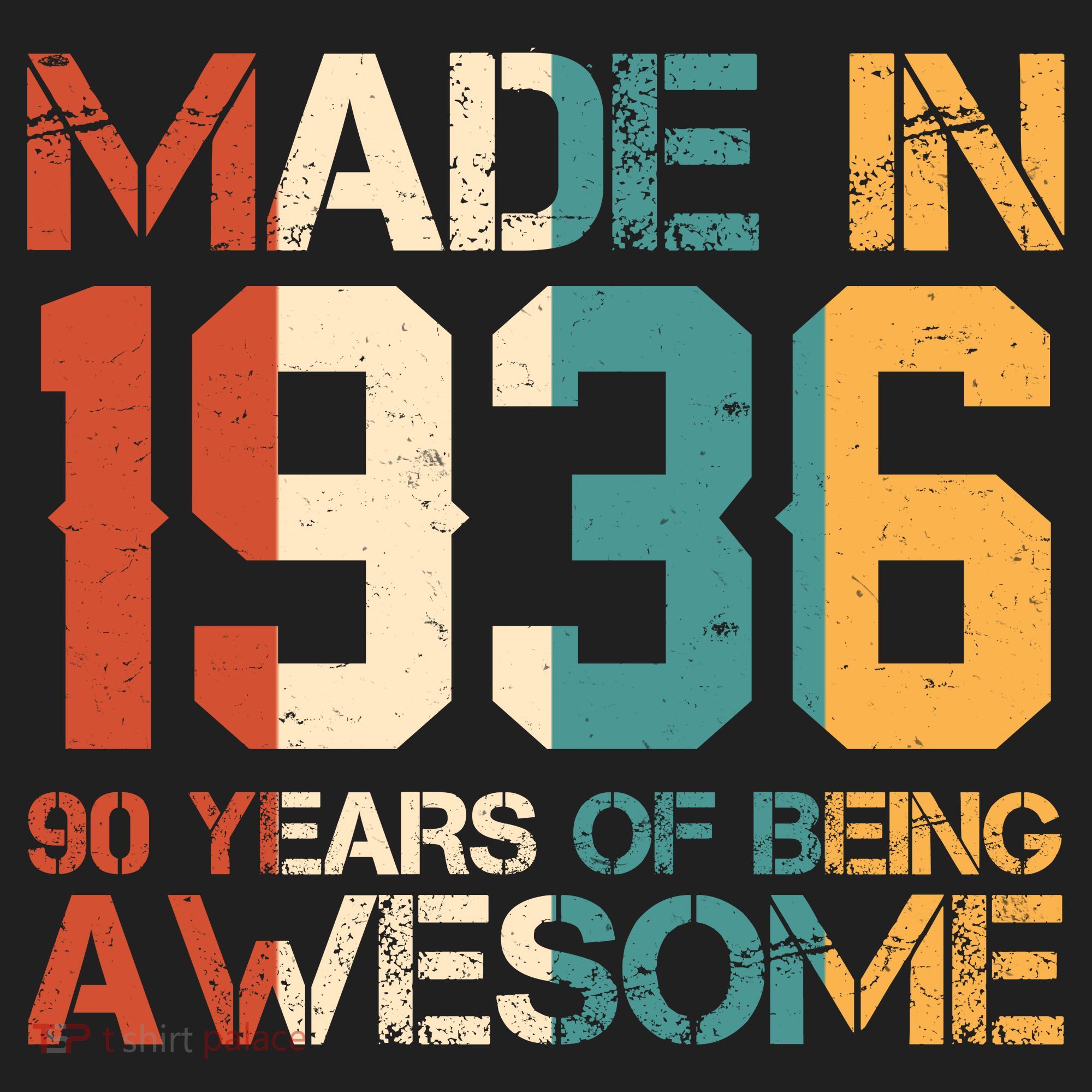 90th Birthday Made In 1936 90 Years Of Being Awesome Women's Dry Zone Grid Polo
