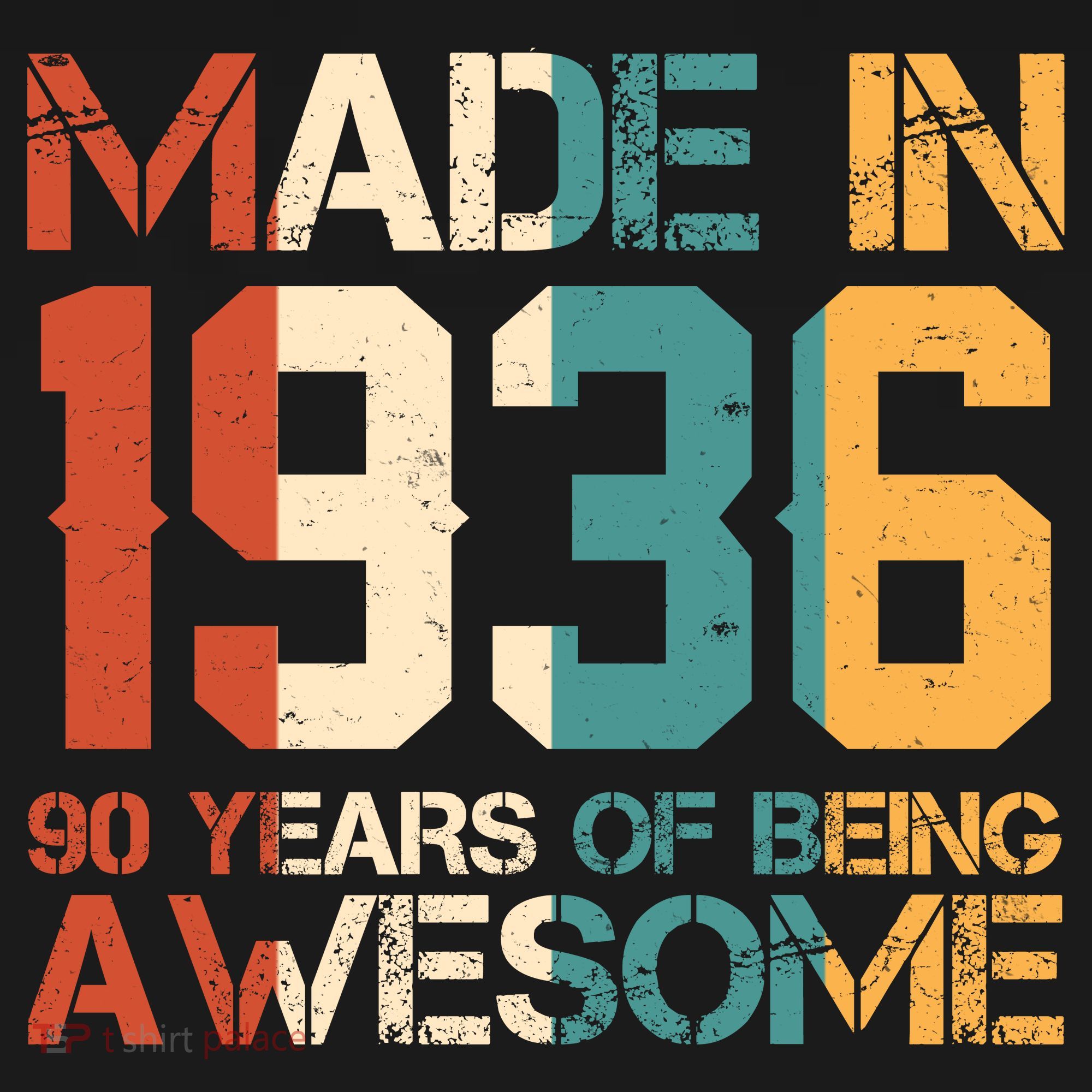 90th Birthday Made In 1936 90 Years Of Being Awesome Women's Hoodie