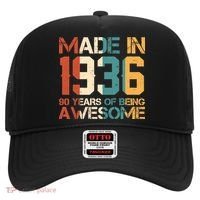 90th Birthday Made In 1936 90 Years Of Being Awesome Hat thumb 0