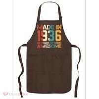 90th Birthday Made In 1936 90 Years Of Being Awesome Apron thumb 0