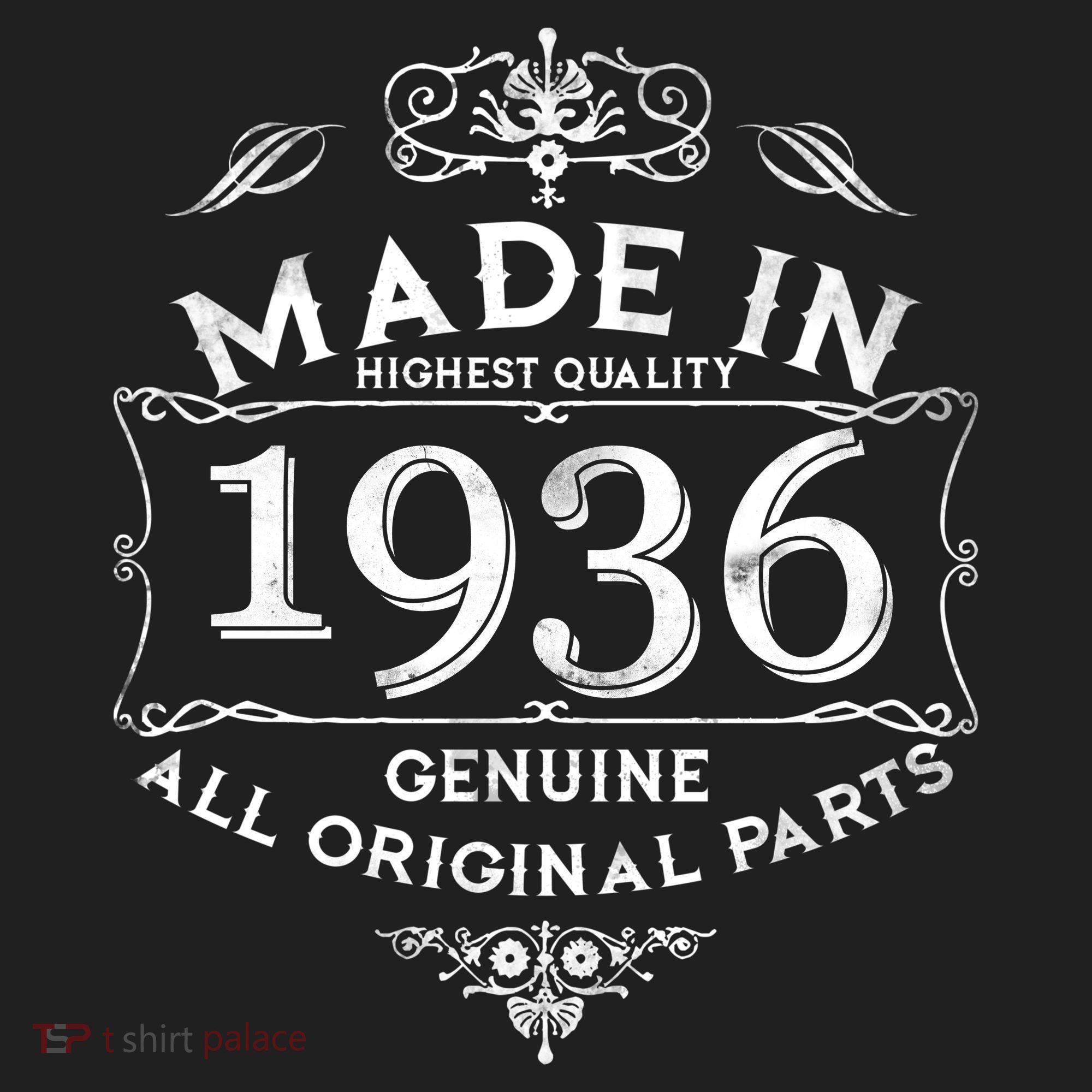 90th Birthday Made In 1936 Highest Quality Genuine All Original Parts Beanie