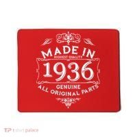 90th Birthday Made In 1936 Highest Quality Genuine All Original Parts Mousepad thumb 0