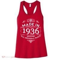 90th Birthday Made In 1936 Highest Quality Genuine All Original Parts Women's Tank Top thumb 0