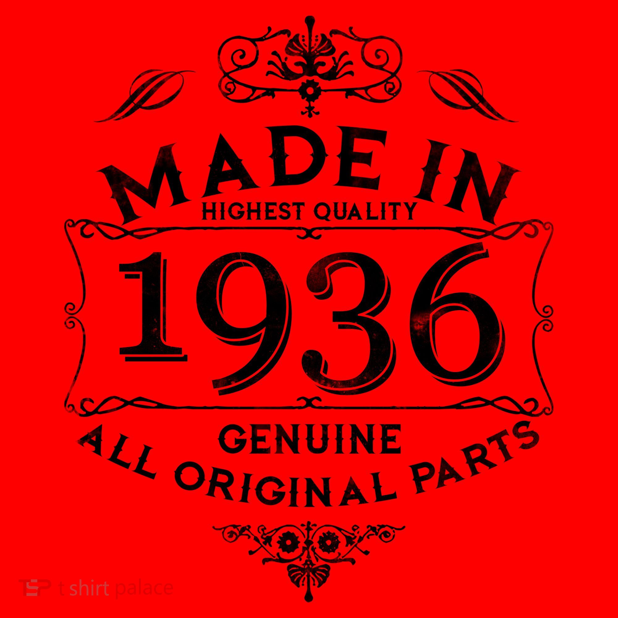 90th Birthday Made In 1936 Highest Quality Genuine All Original Parts Santa Hat
