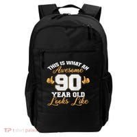 90th Birthday Novelty Gift Awesome 90 Year Old Cool Gift Backpack thumb 0