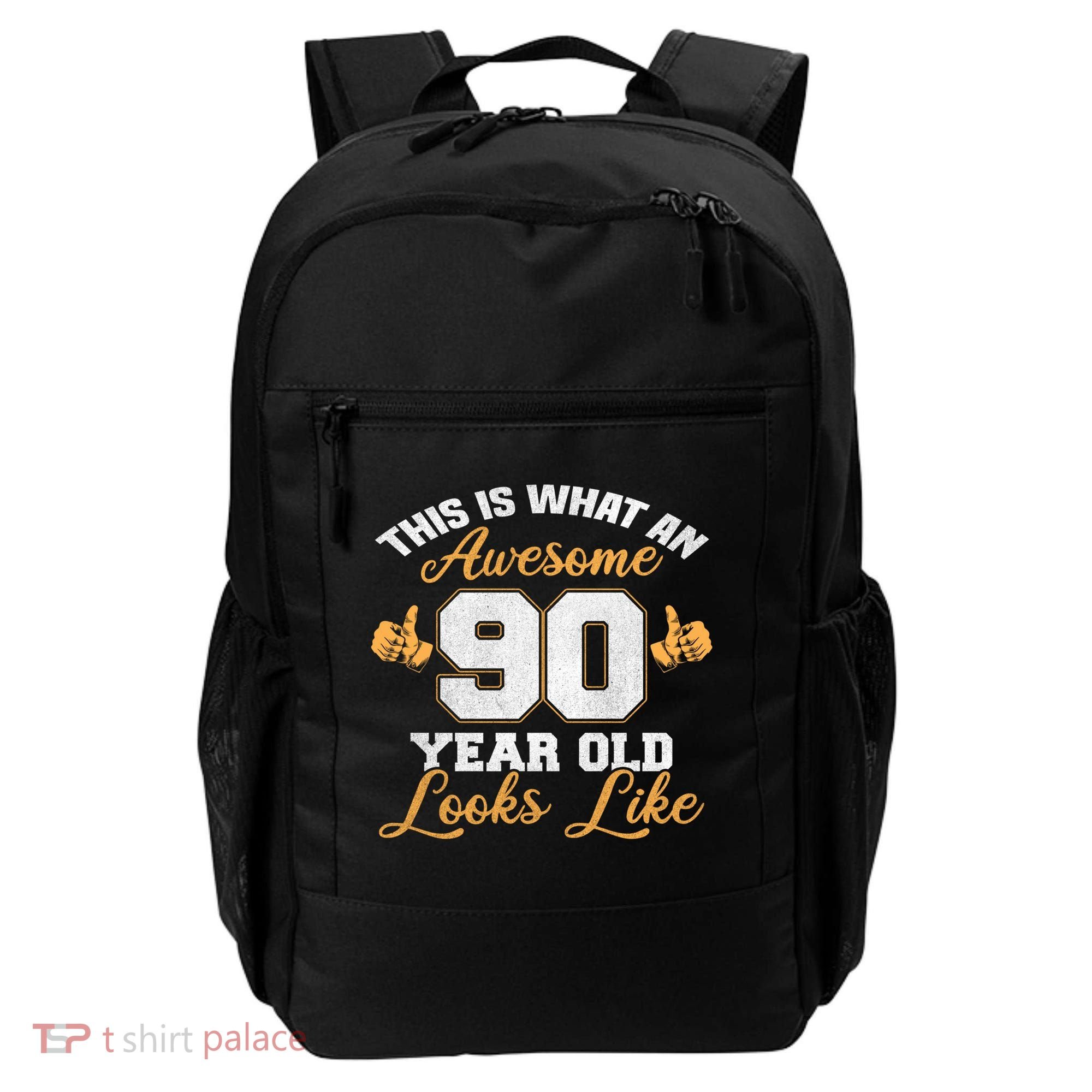 90th Birthday Novelty Gift Awesome 90 Year Old Cool Gift Backpack