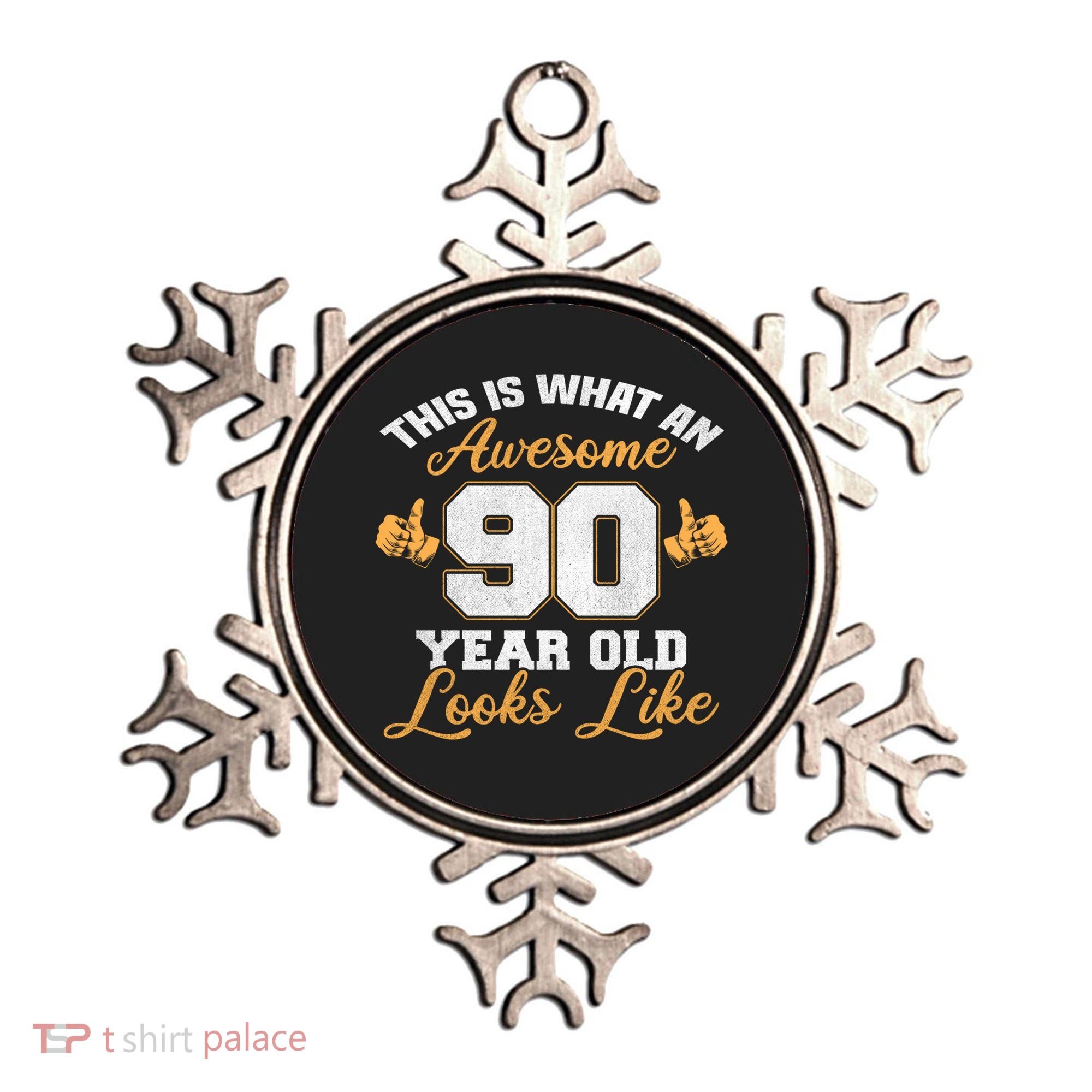 90th Birthday Novelty Gift Awesome 90 Year Old Cool Gift Ornament