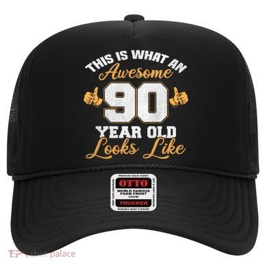 90th Birthday Novelty Gift Awesome 90 Year Old Cool Gift Hat