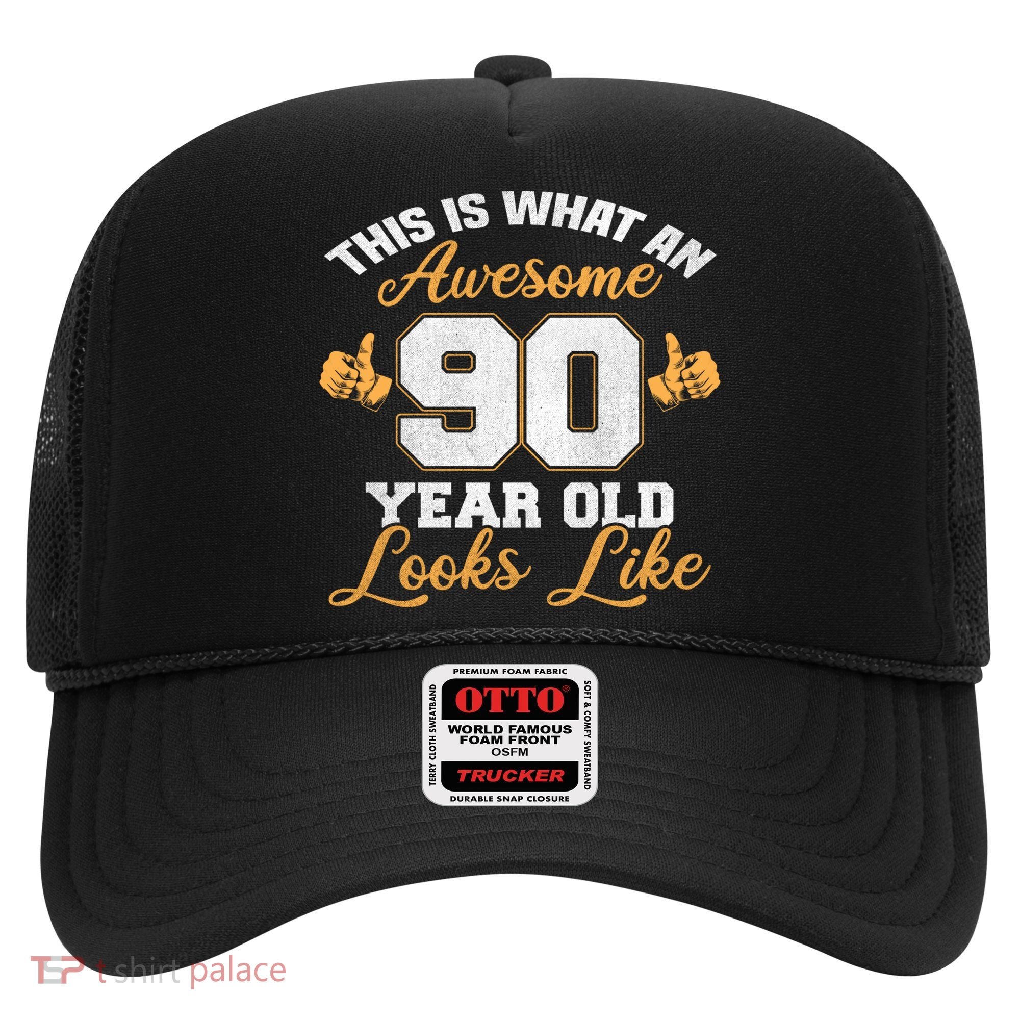 90th Birthday Novelty Gift Awesome 90 Year Old Cool Gift Hat